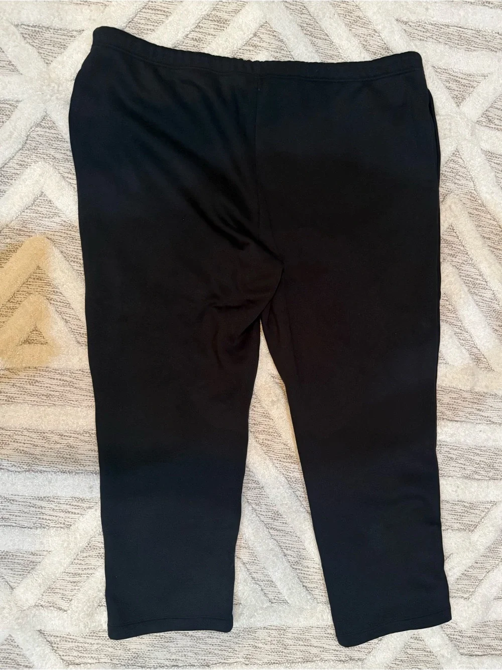 SKIMS FLEECE LOUNGE Mens Classic Straight Leg Pant Washed Onyx Black 5X NWT!!